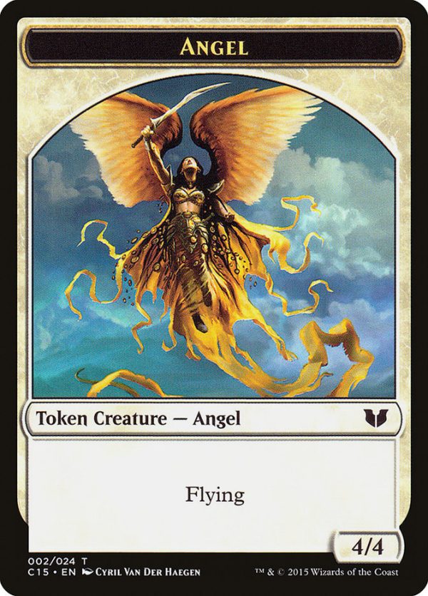 Angel    Knight (005) Double-Sided Token [Commander 2015 Tokens] Sale