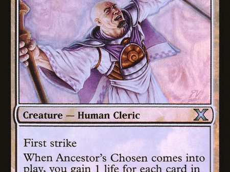 Ancestor s Chosen (Premium Foil) [Tenth Edition] Online Hot Sale