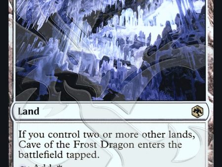 Cave of the Frost Dragon (Ampersand Promo) [Dungeons & Dragons: Adventures in the Forgotten Realms Promos] on Sale