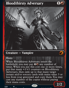 Bloodthirsty Adversary [Innistrad: Double Feature] For Cheap