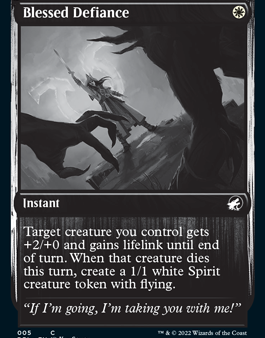 Blessed Defiance [Innistrad: Double Feature] Sale