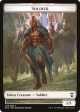 Bird (001)    Soldier Double-Sided Token [Kaldheim Commander Tokens] Online Hot Sale