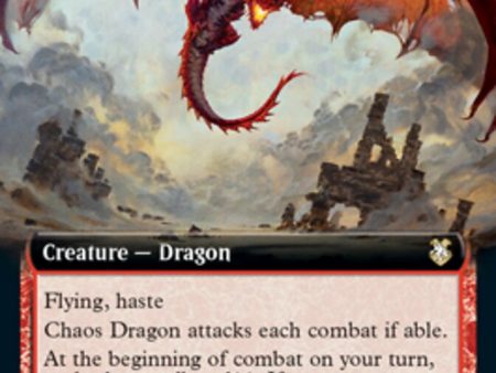 Chaos Dragon (Extended Art) [Dungeons & Dragons: Adventures in the Forgotten Realms Commander] Cheap