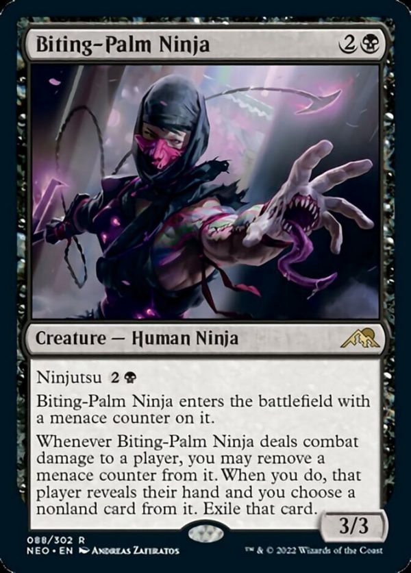 Biting-Palm Ninja [Kamigawa: Neon Dynasty] For Sale