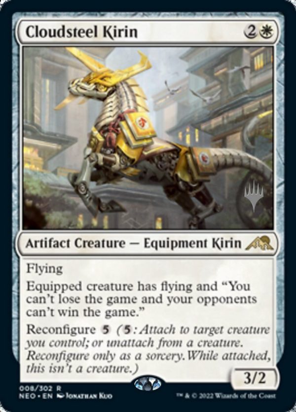 Cloudsteel Kirin (Promo Pack) [Kamigawa: Neon Dynasty Promos] Discount