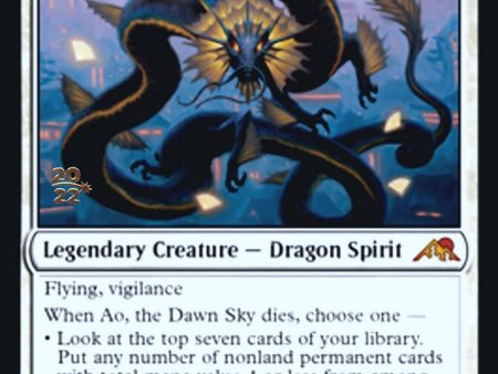 Ao, the Dawn Sky [Kamigawa: Neon Dynasty Prerelease Promos] Online Sale