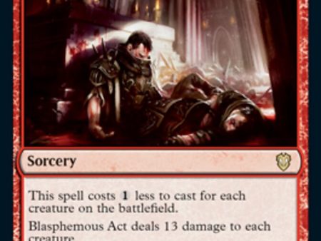 Blasphemous Act [Innistrad: Crimson Vow Commander] For Cheap