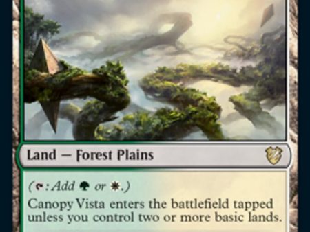 Canopy Vista [Innistrad: Midnight Hunt Commander] Sale